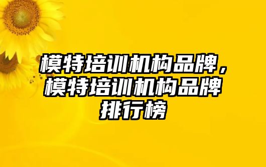 模特培訓機構(gòu)品牌，模特培訓機構(gòu)品牌排行榜