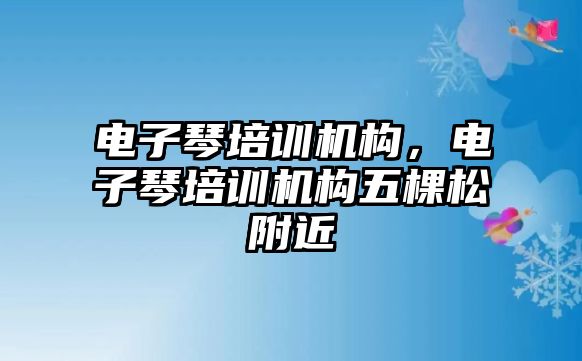 電子琴培訓(xùn)機構(gòu)，電子琴培訓(xùn)機構(gòu)五棵松附近