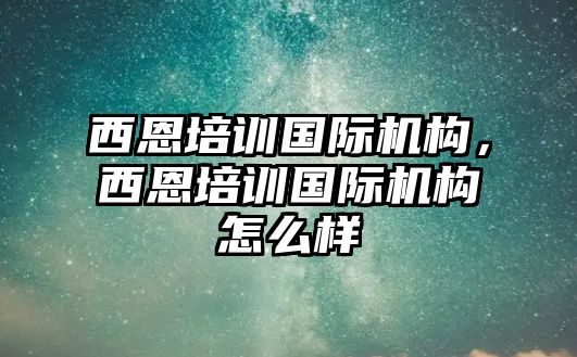 西恩培訓(xùn)國際機(jī)構(gòu)，西恩培訓(xùn)國際機(jī)構(gòu)怎么樣