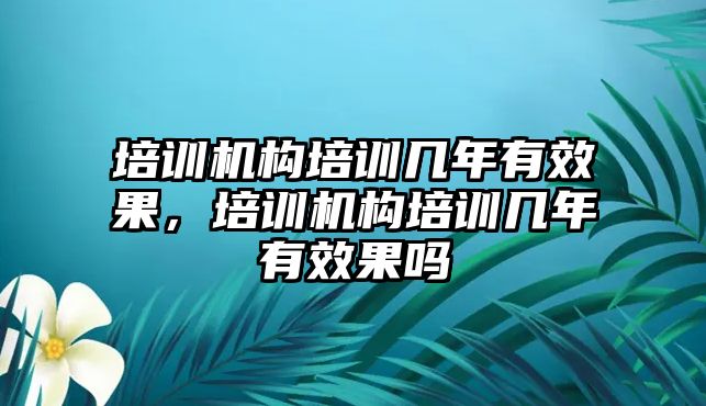 培訓(xùn)機(jī)構(gòu)培訓(xùn)幾年有效果，培訓(xùn)機(jī)構(gòu)培訓(xùn)幾年有效果嗎