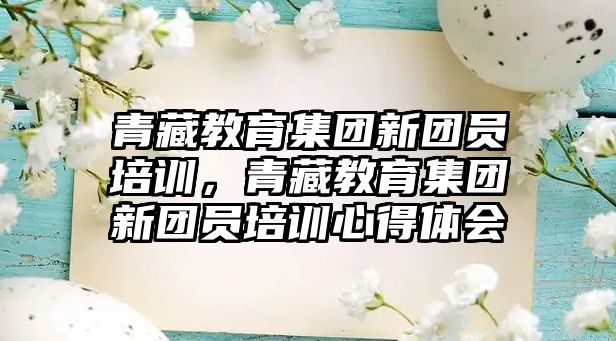 青藏教育集團(tuán)新團(tuán)員培訓(xùn)，青藏教育集團(tuán)新團(tuán)員培訓(xùn)心得體會(huì)