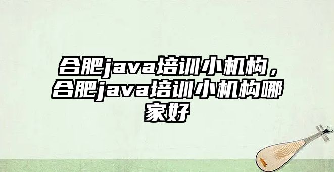 合肥java培訓(xùn)小機(jī)構(gòu)，合肥java培訓(xùn)小機(jī)構(gòu)哪家好